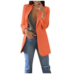 XTBFOOJ Damen Blazer Sommer Blazer Pink häkelpullover Damen Sommer Softshelljacke Damen Damen große größen blusen Bluse Damen weiß Damen Hosen Sommer Damen Oberteile Sommer Damen Blazer Sommer von XTBFOOJ