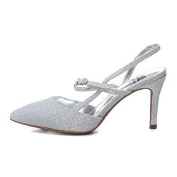 XTI 45272 Damen Kleid Silber, 39 EU (5,5 UK) Sandale mit Absatz von XTI