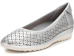 XTI Damen 141147 Flacher Schuh, Silber, 37 EU von XTI