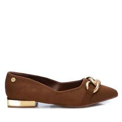 XTI Damen 142000 Ballerinas, Camel, 38 EU von XTI