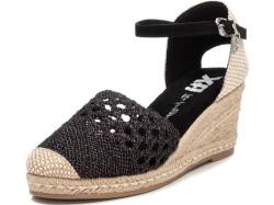 XTI Damen 142333 Espadrilles, Schwarz, 36 EU von XTI