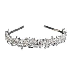 Hochzeits-Kopfschmuck, modisches Strass-Stirnband für Frauen und Mädchen, Hochzeit, Brautkrone, Haarband, Tiaras, Blumen, Haarschmuck, Schmuck, Hochzeits-Haarschmuck von XTZYGLFD