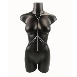 Körperketten Anhänger Körperkette Schmuck Brustkette Bikini Sexy Modeketten Taille Für Frauen Goth Strand Punk Geschenk BH Zubehör von XTZYGLFD