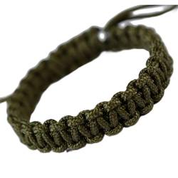 XTZYGLFD Charm-Armband, handgefertigtes Seil, gewebtes Armband, für Damen und Herren, Camouflage-Regenschirm-Seil, Armreifen, Paar, modischer Urlaubsschmuck für Wohlstand, Liebe, Glück, Geld, Rot von XTZYGLFD