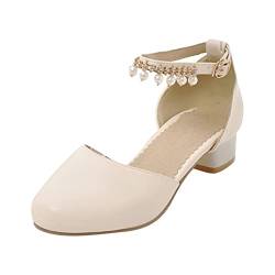 Prinzessinnen High Heel Schuhe Kinder Elegante Festlich Ballerina Schuhe Abendschuhe Kinderschuhe Mädchen Elegante Prinzessin Schuhe Performance Hochzeitsschuhe Kleid Schuhe von XUEJIANN