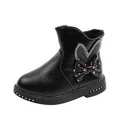 XUEJIANN Kinder Winter Schuhe Kinderschuhe Elegant Winterschuhe Mädchen Kinderstiefel Winterkinderkurzstiefel Schneestiefel Winterschuhe Kinder Kurze Stiefel Kinder Winterschuhe Booties von XUEJIANN