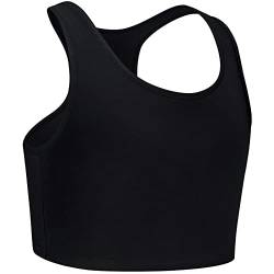 XUJI Transgender FTM Brust Binder Atmungsaktive Rückseitige Halbe Brustbinder Y-Geformt (B, 3XL) von XUJI