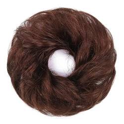 Messy Bun Haarteile Haarverlängerungen for Frauen, unordentliche lockige Hochsteckfrisur, Donut-Haarteil, unordentliches Dutt-Haarteil, brasilianisches Echthaar, Dutt-Verlängerung, Scrunchie, Chignon, von XUJUAN-0227