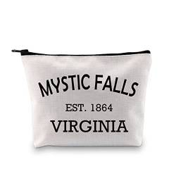 Mystic Falls Make-up-Tasche Vampir-Liebhaber Geschenk TVD Kosmetiktasche TV Show Fans Geschenk Mystic Falls Virginia, Mystic Falls, Modisch von XYANFA