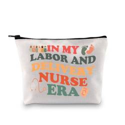 XYANFA In My Labor And Deliver Nurse Era L&D Krankenschwester-Make-up-Tasche, Arbeit und Lieferung, Krankenschwester-Kosmetiktasche, L&D Krankenschwester, Hebamme, Nicu, Krankenschwestern, von XYANFA