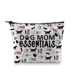 XYANFA Kosmetiktasche für Hundeliebhaber, Geschenk für Frauen, Hundebesitzer, Rettungsgeschenke, Hundemutter, Gedenktasche mit Reißverschluss, Hunde-Mama Essentials, modisch von XYANFA