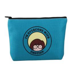 XYANFA Kosmetiktasche mit Reißverschluss, Motiv: Dariaaa-TV-Show, inspiriertes Geschenk, Make-up-Tasche, Cartoon-TV-Show-Fans, Geschenk, Kosmetiktasche mit Reißverschluss, Emotion, modisch von XYANFA