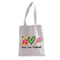 XYANFA Pickleball Make-up-Tasche, Pickleball-Spieler, Geschenk, Pickleball-Liebhaber, Geschenke für Frauen, Frieden, Liebe, Pickleball, Kosmetiktasche, Peace Love Pickleball Tragetasche, modisch von XYANFA