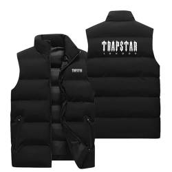 XYYYHTL Trapstar Weste Weste Herren Outdoor Wasserdichte Softshell Ärmellose Trap Star Jacke Bodywarmer Weste Full Zipp Softshellweste Trapstar Herren Weste Steppweste Weste Trapstar JackeA191 von XYYYHTL