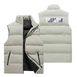 XYYYHTL Trapstar Weste Weste Herren Outdoor Wasserdichte Softshell Ärmellose Trap Star Jacke Bodywarmer Weste Full Zipp Softshellweste Trapstar Herren Weste Steppweste Weste Trapstar JackeA39 von XYYYHTL