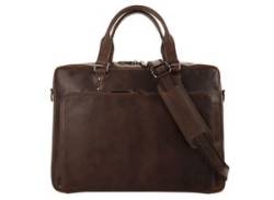 Laptoptasche X-ZONE Gr. B/H/T: 42 cm x 32 cm x 11 cm onesize, braun (cognac) Damen Taschen Koffer von XZONE