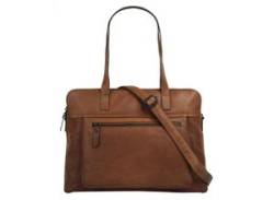 Shopper X-ZONE Gr. B/H/T: 34 cm x 28 cm x 9 cm onesize, braun (cognac) Damen Taschen Handtaschen von XZONE