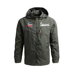 XZZXZZ Herren Winddichte Jacke. Vespa. Jacke Militärstil Taktische Jacke Vespajacke Herrenklassische Hoodie Geschenke for Männer (Color : ArmyGreen, Size : 4XL) von XZZXZZ