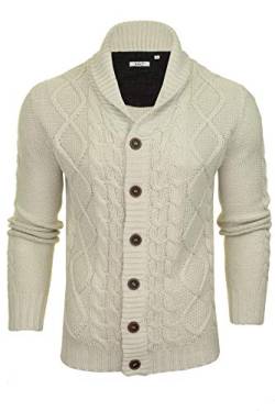 Xact Herren Cardigan Cardigan Polokragen (Plaster) M von Xact