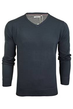 Xact Herren Jumper Pullover V-Neck (Royal Blue) L von Xact