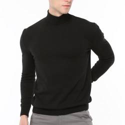 Xact Herren Rollkragenpullover aus Baumwolle (Black) M von Xact