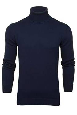 Xact Herren Rollkragenpullover aus Baumwolle (Navy) XXXL von Xact