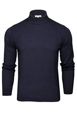 Xact Herren Turtleneck Pullover aus Baumwolle (Navy) XXL von Xact