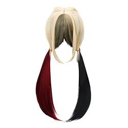 Perücke Damen Festival Zubehör Perücke Cosplay mit Pferdeschwanz gerade Rolle Farben Rollenspiel Perücke 3 Perücke Wig Festival Zubehör Party Gadgets (Multicolor, One Size) von Xbemkste