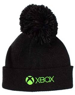 Xbox Bobble Hat für Kinder Black Green Beanie Gamer Geschenkartikel von Xbox