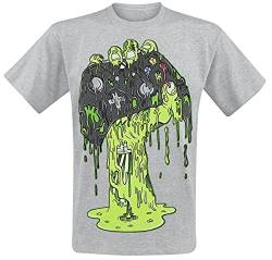 Xbox Zombie Hand Männer T-Shirt grau meliert XXL 97% Baumwolle, 3% Polyester Fan-Merch, Gaming von Xbox
