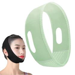 Xebular Kinn-Lift-Maske, wiederverwendbare Kinn-Lift-Maske, heben und straffen, verhindern Erschlaffung des Gesichts, schlankes Gesicht und stoppen das Schnarchen (Green) von Xebular