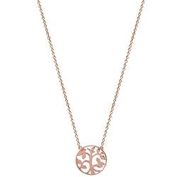 XENOX XS2896R Damen Collier Lebensbaum Symbolic Power Sterling-Silber 925 Rose 45 cm von Xenox