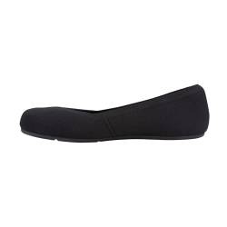 Xero Shoes Damen Phoenix Ballett Flats — Bequeme, Breite Weite, Slip-On Flache Schuhe für lässige, Elegante und berufliche Anlässe — Schwarz, Größe 38,5 EU von Xero Shoes