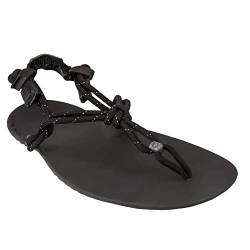 Xero Shoes Genesis Sandalen für Damen – Leichte Damenschuhe, faltbare Sandalen, reisefreundlich – Schwarz, Größe 37,5 EU von Xero Shoes