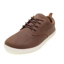 Xero Shoes Herren Glenn Dress Casual Lederschuhe – Leichte Schuhe für Männer – Braun, Größe 43,5 EU von Xero Shoes