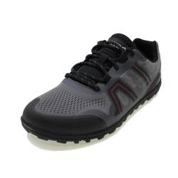 Xero Shoes Herren Mesa Trail II Laufschuhe - Nullabsatz, Breite Zehenbox, Barfuß-Trail-Laufschuhe für Herren - Stahlgrau/Orange, Größe 40,5 EU von Xero Shoes