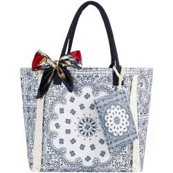 XiYee Strandtasche Damen, Schultertasche Einkaufstasche mit Reißverschluss, große Umhängetasche Handtasche für Strand Reisetaschen (C) von XiYee