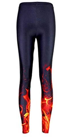 Xiang Ru Damen Leggings Gr. S, Flamme von Xiang Ru