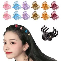 Xiang Ru Mini-Haarklammern, Kunststoff, für Mädchen und Frauen, mehrfarbig #I von Xiang Ru