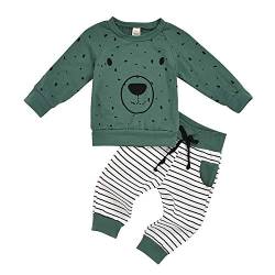 Baby Kleidung Set, 3pcs Baby Neugeborenes Mädchen Jungen Kleidung Lange Ärmel Strampler Overall + Hosen +Hut Outfits Spielanzug Set 2019 Xinantime von Xiantime Neugeborenes Kleidung