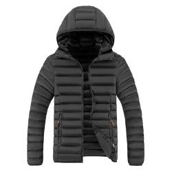 Xiaojiu Herren Daunenjacke Outdoor Daunenjacken Für Herren Wasserdicht Regenjacke Winterjacke Herren Lang Winterjacke Herren Mantel übergangsjacke Herren Schwarz Summer Jacket for Men von Xiaojiu