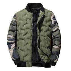 Xiaojiu Herren Steppjacke Winter Unisex Wasserabweisende Warm Gefüttert Militär Winterjacke Herren Heizbare Winterjacke Warme Daunenjacke Herren Steppjacke Herren übergangsjacke übergangsjack von Xiaojiu