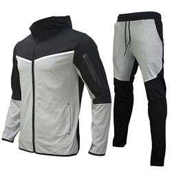 Xiaojiu Hoodie Sweatshirt Jacke Jogginganzug Baumwolle Herren Kaputzenpuloverer Herren City Trainingsanzug Hoodies Und Jogginghosen Gym Pants Men Trainingsanzug 80er Herren von Xiaojiu