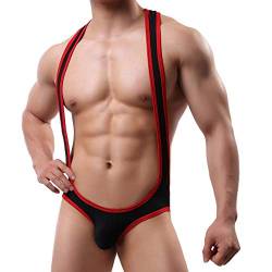 Xiaojiu Sexy Tanga Unterwäsche Herren Sportunterwäsche Herren-Strings Herren Nahtlos String Sexy Thong Mesh Sexy Low Rise Unterwäsche Herren Shorts Mit Innenhose Swim Briefs von Xiaojiu