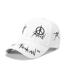 XibeiTrade Unisex Graffiti Baseball Cap Hiphop Schwarz Weiß Hut Mode für Männer Frauen von XibeiTrade