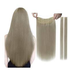 Haarverlängerungen Clip-in-Haarverlängerungen aus echtem Echthaar, weiche, natürliche, handgefertigte Echthaarverlängerungen for Frauen, lange, glatte Echthaar-Clip-in-Haarverlängerung Clip in Haarext von Xilin-872