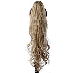 Pferdeschwanz Haarverlängerung 32-Zoll-Pferdeschwanz-Haarteile for Frauen for den täglichen Gebrauch, synthetische, flexible Pferdeschwanz-Verlängerung, blond Ponytail Extension (Color : M8-25, Size von Xilin-872