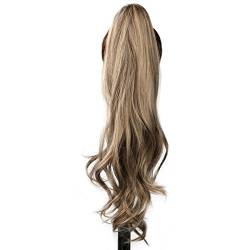 Pferdeschwanz Haarverlängerung 32-Zoll-Pferdeschwanz-Haarteile for Frauen for den täglichen Gebrauch, synthetische, flexible Pferdeschwanz-Verlängerung, blond Ponytail Extension (Color : P8-25, Size von Xilin-872