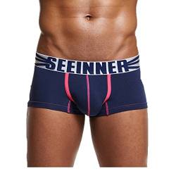 Herren Boxershort Xinan Soft Slips Underpants (L, Marine) von Xinan Boxershorts