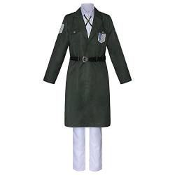 Anime AOT Cosplay Kostüm Umfrage Corps Uniform Anzug Halloween Karneval Festival Party Verkleidung Komplettes Set für Erwachsene Männer, Typ 1, M von Xinchangda